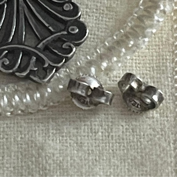 James Avery Retired Vintage Celeste dangle Ear posts - Picture 7 of 11